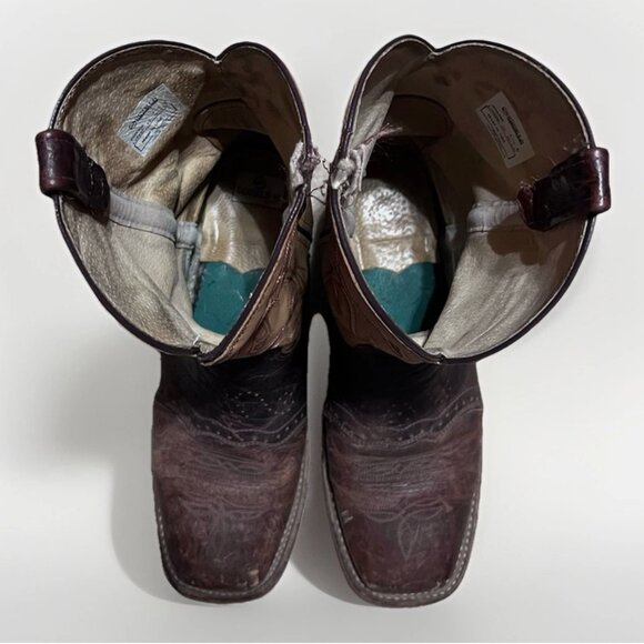 DOUBLE H MEN'S SIZE 11.5 D ICE ROPER WESTERN WORK BOOTS BROAD SQUARE TOE DH4305 - Picture 9 of 15